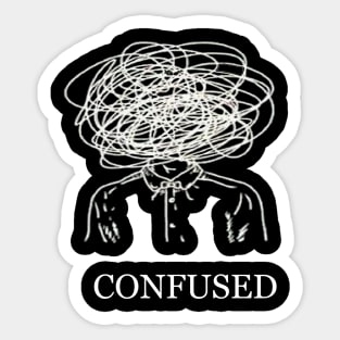 Confused Mind Sticker